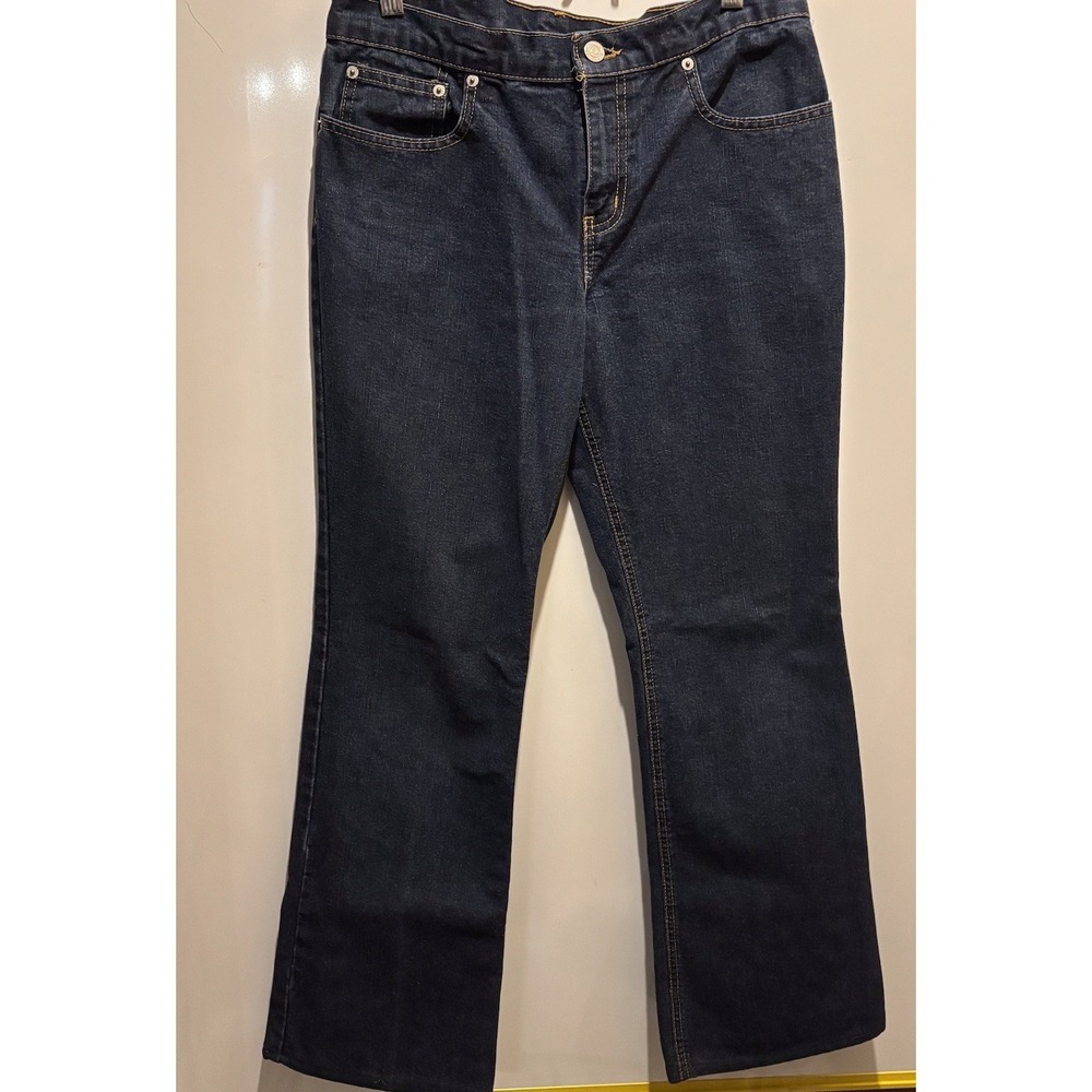 Ralph‎ Lauren Low Rise Flare Jeans Size 9/10 Rise 9" Inseam 28" Waist 32"